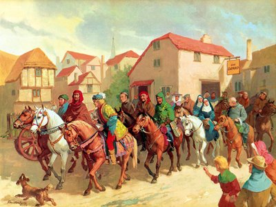 Os peregrinos de Chaucer de Gerritt Vandersyde