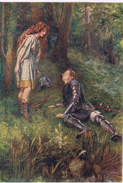 Belphoebe e Timius, Histórias da Rainha das Fadas publicadas por George Harrap and Company de Gertrude E. Demain (after) Hammond