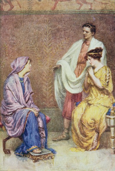 Amanhã à noite, através dos portões de Atenas, concebemos para roubar, ilustração de "The Winter