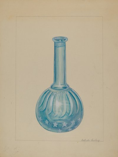 Garrafa de barbearia, c. 1936. de Gertrude Lemberg