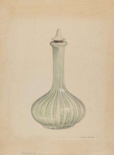 Garrafa de barbearia, c. 1936. de Gertrude Lemberg