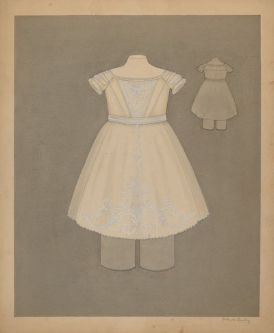 Vestido de criança, c. 1937. de Gertrude Lemberg