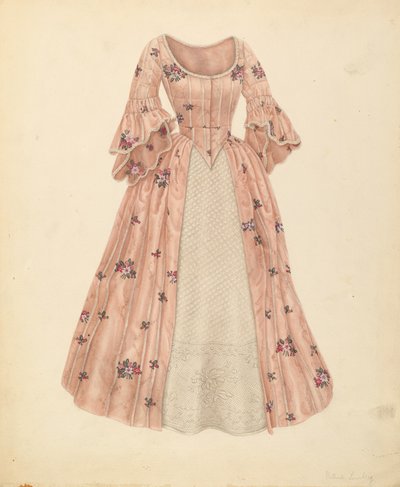 Vestido de anágua, c. 1941. de Gertrude Lemberg