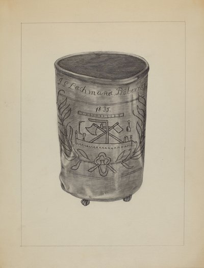 Taça de estanho, c. 1936. de Gertrude Lemberg