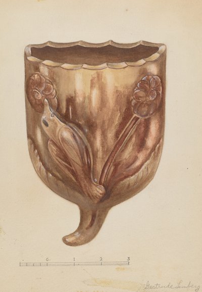 Bolso de parede para flores, c. 1936. de Gertrude Lemberg