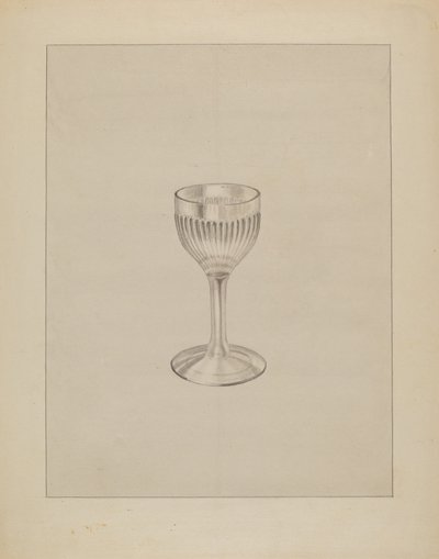 Copo de Vinho, c. 1936. de Gertrude Lemberg