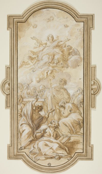 Assunção da Virgem de Giacinto Calandrucci