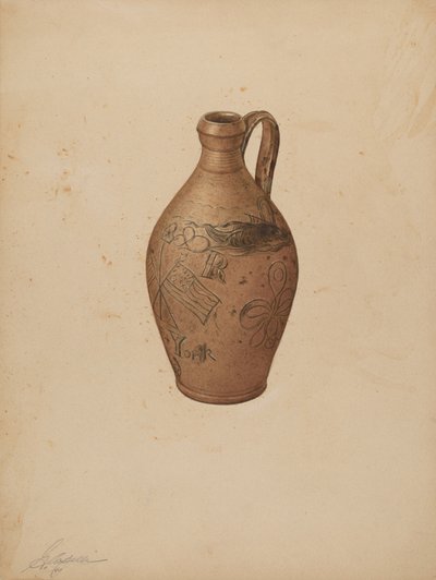 Jarro, c. 1940. de Giacinto Capelli