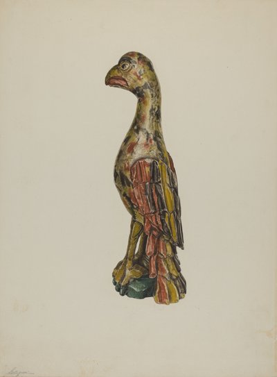 Pa. German Parrot, c. 1939. de Giacinto Capelli