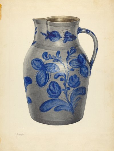 Jarro, c. 1940. de Giacinto Capelli