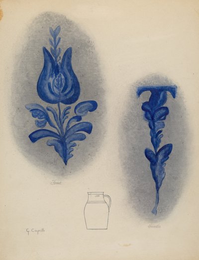 Jarro, provavelmente 19371938. de Giacinto Capelli