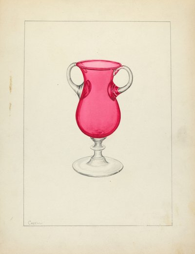 vaso, c. 1940. de Giacinto Capelli