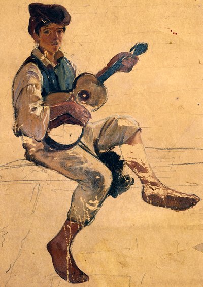 O guitarrista de Giacinto Gigante