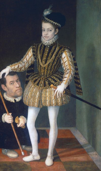Retrato de Charles Emmanuel I quando criança (Rivoli de Giacomo (1509 73) Vighi
