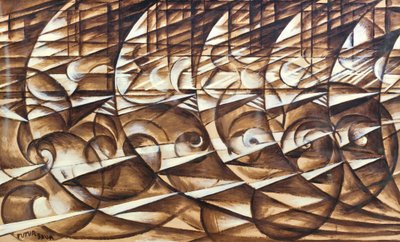 Expansão dinâmica e velocidade de Giacomo Balla