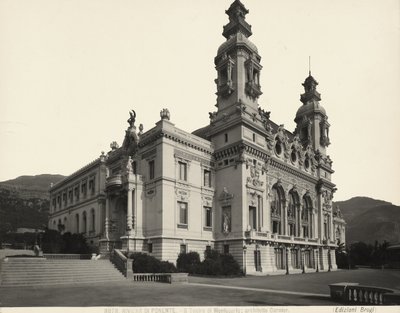 Exterior do Teatro de Montecarlo, Mónaco de Giacomo Brogi