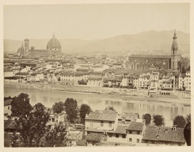 Florença. Panorama de Giacomo Brogi