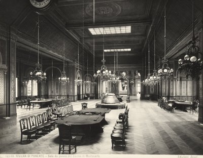 Sala de jogos, Casino Montecarlo, Mónaco de Giacomo Brogi