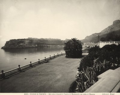 Mirante em frente ao Casino Montecarlo com vista para o Mónaco de Giacomo Brogi
