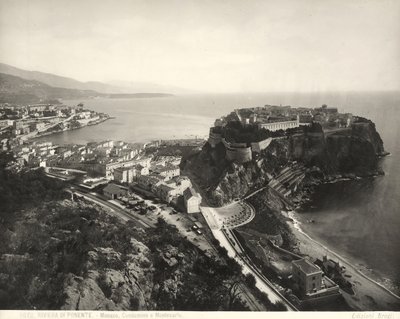 Vista panorâmica do Mónaco de Giacomo Brogi
