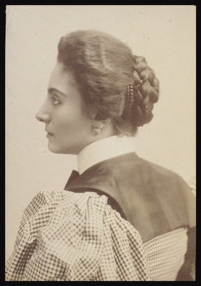 Retrato de Gemma Bellincioni (1864-1950) de Giacomo Brogi (1822-1881), - Fotografia - Coleção Particular de Giacomo Brogi