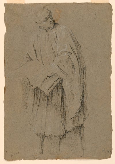 Um jovem sacerdote de Giacomo Cavedone