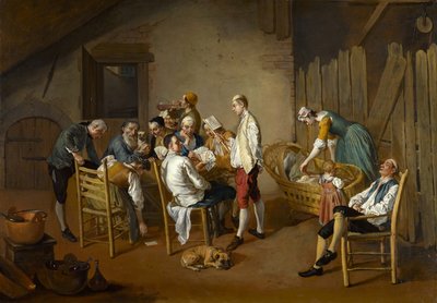 O jogo de cartas, c.1738-1750 de Giacomo Ceruti