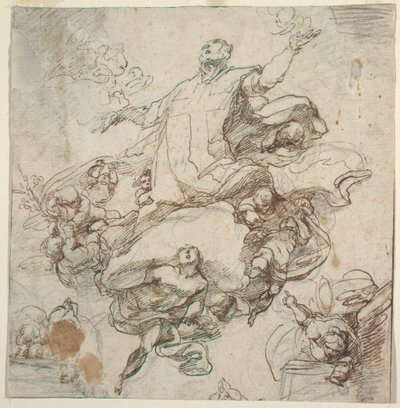 Glorificação de São Filipo Neri de Giacomo Farelli