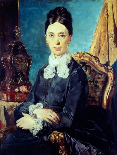 Retrato de parente de Giacomo Favretto