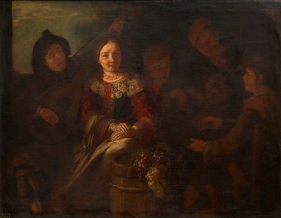 Um grupo de camponeses de Giacomo Francesco Cipper