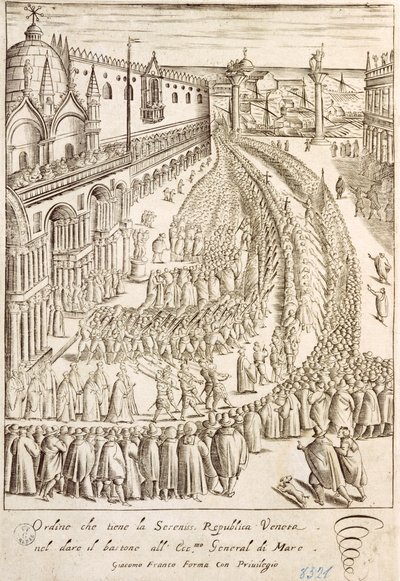Cerimónia em Veneza para a entrega do bastão de comando ao Almirante Chefe de Giacomo Franco