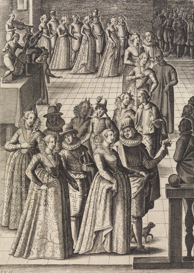 Festas ou danças ..., ca. 1610. de Giacomo Franco