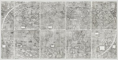 Mapa do mundo universal, Gastaldi, Giacomo de Giacomo Gastaldi