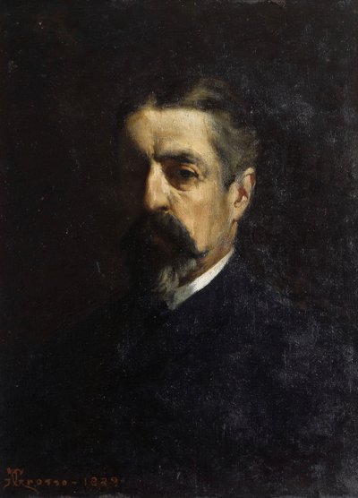 Retrato do Conde Marcello Panissera di Veglio (1830-1886) de Giacomo Grosso