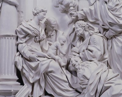 Adoração do Maji (gesso) de Giacomo Serpotta