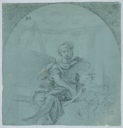 Design para alegoria da pintura de Giacomo Zampa