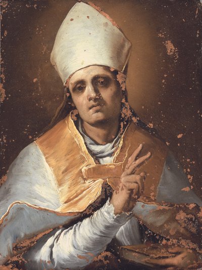 São Januário (óleo sobre cobre) de Giacomo del Po