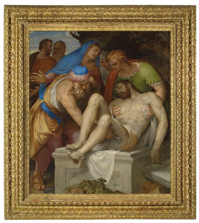 O Sepultamento (óleo sobre tela) de Giambattista Farinati