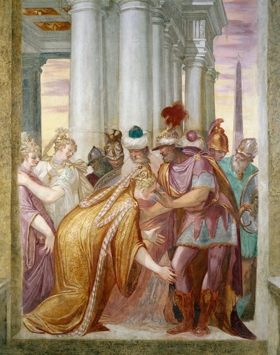 Sophonisba implora a Masinissa de Giambattista Zelotti