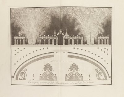 Festival Por ocasião do casamento de Fernando, Duque de Parma com a Arquiduquesa..., 1769. de Giambattista Bodoni
