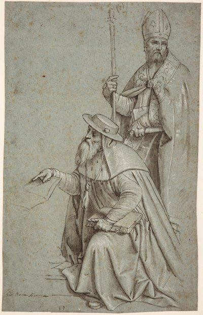São Jerônimo e Santo Agostinho / Ambrósio de Giambattista Moroni