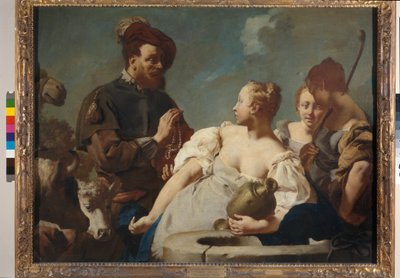 Rebecca e Eleazar no poço de Giambattista Piazzetta