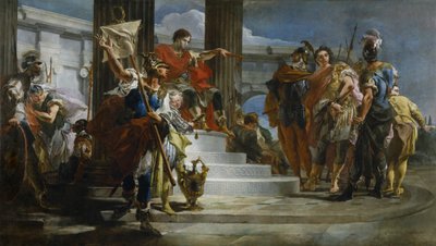 Scipio Liberação Massiva de Giambattista Tiepolo