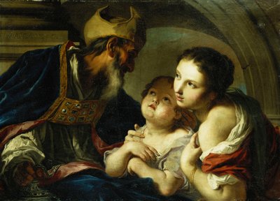 São Nicolau de Bari com dois filhos, de Giambettino Cignaroli