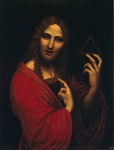Cristo com o símbolo da Trindade, primeira metade do século XVI de Giampietrino