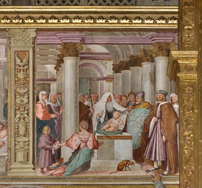 Nave Central, 5º Norte Espanhol, Apresentação no Templo, Gian Francesco Bembo de Gian Francesco Bembo