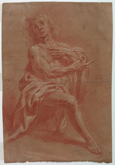 homem ajoelhado de Gian Giacomo Barbelli