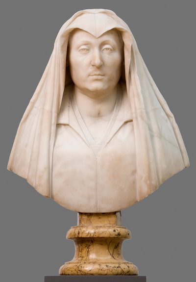Busto de Camilla Barbadori. Mãe do Papa Urbano VIII Barberini de Gian Lorenzo Bernini