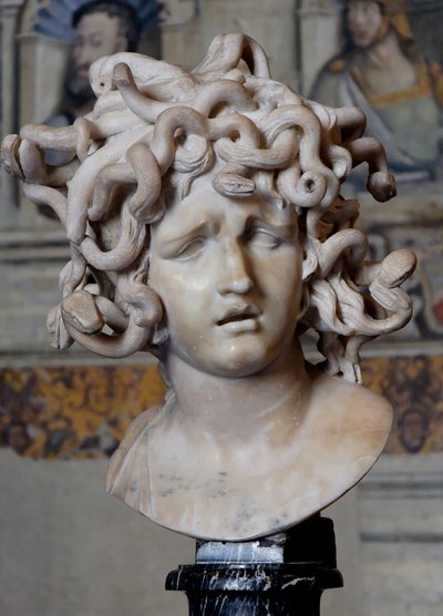 Chefe da Medusa, 1630 de Gian Lorenzo Bernini
