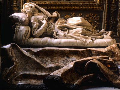 Itália, Roma, Igreja de São Francisco Ripa, Beata Ludovica Albertoni de Gian Lorenzo Bernini